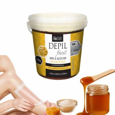 Imagem de Cera Depilação Hidrossoluvel Virilha Axila Corpo Fácil Remoção - Bio S