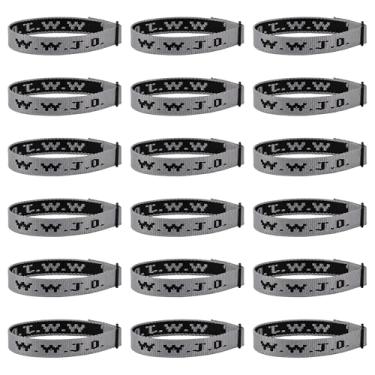 Imagem de Pmormyy 18 peças de pulseiras WWJD para mulheres e homens, pulseiras de presente em massa de Jesus Cristão, ajustável, What Would Jesus Do, Fibra de poliéster, Sem Pedra Preciosa