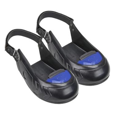 Imagem de MERIGLARE Protetor de Biqueira de Metal para Homens e Mulheres, Proteção para os Dedos do Pé Anti-Esmagamento para Visitantes do Local, Profissional Multiuso