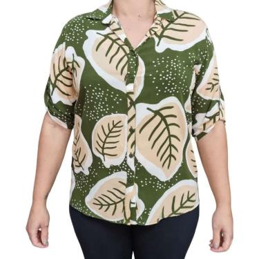 Imagem de Blusa Feminina Manga Longa Estampada Doce Brisa