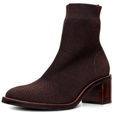 Imagem de Bota Carrano Basic Salto Bloco Knit 626009-Feminino