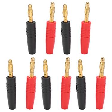 Imagem de 5 PCS Plugue Banana PVC 4mm à Prova de Fogo Adaptador Retardante de Chama Banana para Teste Elétrico Numérico