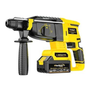 Imagem de Martelete Perfurador E Rompedor Bateria 21V Bivolt Titanium
