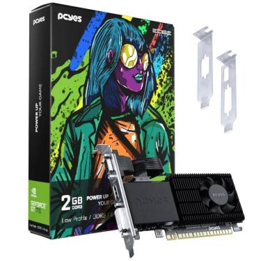 Imagem de Placa de Video PCYES GeForce GT 710 Edge Low Profile, 2GB DDR3, 64 bits, PPET7102GBLP
