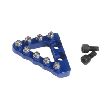 Imagem de Generic Ponta do pedal do freio traseiro para motocicleta, resistente, fácil de instalar, profissional com parafusos, peças para motocicleta, liga de alumínio, Azul