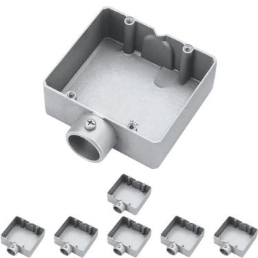 Imagem de 7 Condulete Duplo Tipo E S/rosca Medida 3/4 Em Alumínio Sieg