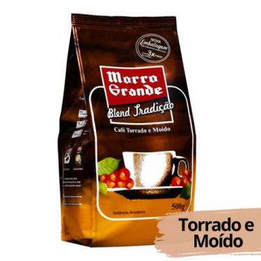 Imagem de Café Torrado e Moído 500g Morro Grande  Stand Pouch Blend Tradição