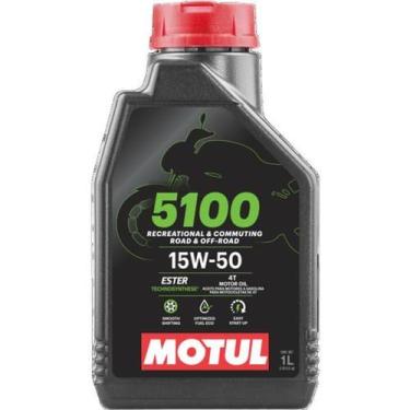 Imagem de Oleo Motor Motul 5100 15w50 4 TEMPOS Semi Sintético Bmw Ducati 1 litro