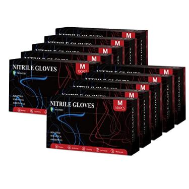 Imagem de Luvas de nitrilo PROMEDIXP 100 unidades, 400 unidades, luvas descartáveis sem látex, luvas descartáveis para uso doméstico, luvas seguras para alimentos