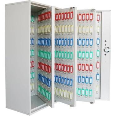 Imagem de Cabine De Armazenamento De Chaves 300-600 Posições Fechadura De Armário De Chaves De Aço Montada Na Parede Organizador De Chaves De Posição Chave De Posição Armário De F, 500