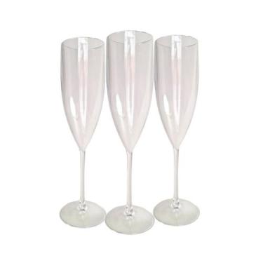 Imagem de Taças De Champanhe Acrílico Cristal 160ml - 5 Unidades Chandon Champag
