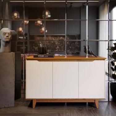 Imagem de Aparador de Porta Buffet 3 Portas 100% MDF Moderno Flow - Anyben, Frei