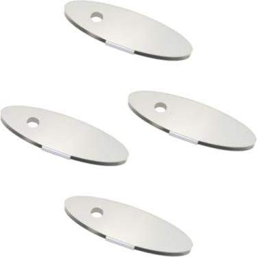 Imagem de ZCZQC 4 peças de aço inoxidável ferramenta de ajuste de pastilha de freio a disco kit de instalação e reparo de bicicleta almofada de freio auxiliar de montanha espaçador de alinhamento do rotor 5,5 x