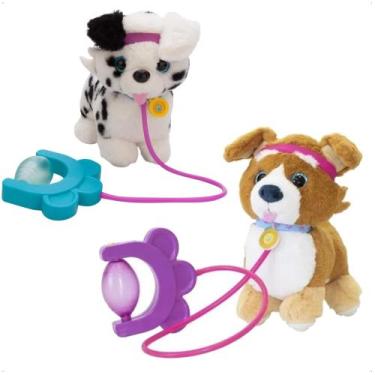Imagem de Kit Pelúcias Interativas Walking Petz Dalmata + Cachorrinho Antialérgi