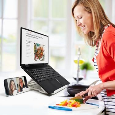 Imagem de Suporte de mesa Aduro U-Rise Duo para laptops e smartphones