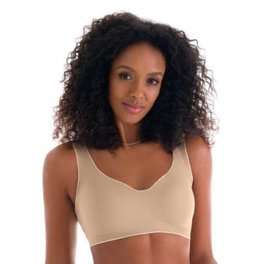 Imagem de Sutiã Laser Termofusionado com Bojo Removível Bege Zee Rucci, 44