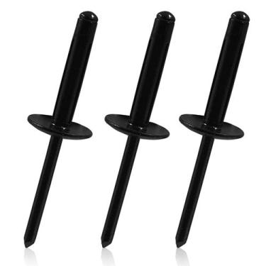 Imagem de Exploding Pop Rivets Zorveiio 50 unidades de alumínio preto 4,8 mm