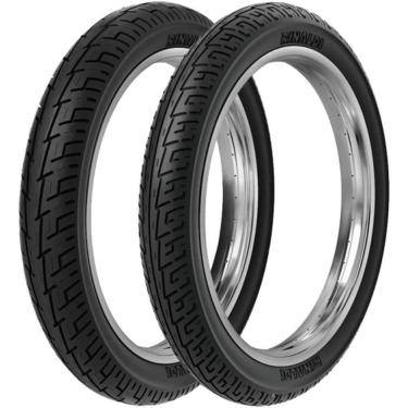 Imagem de Par Pneu Biz 125 Pop 110i Win 110 80/100-14 + 60/100-17 Bs32 Rinaldi
