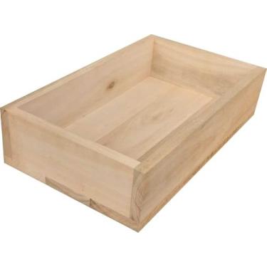Imagem de Caixa Organizadora De Madeira 50x30x12 cm NeonX, Eucalipto