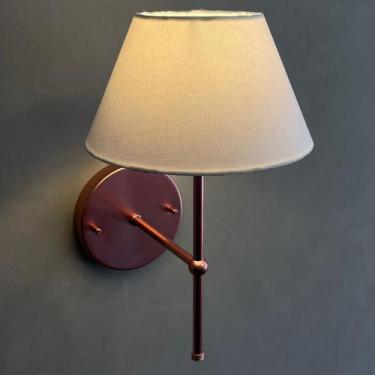 Imagem de Arandela De Parede Clássica Interna Alumínio Com Cúpula Ref 19 Ilumina