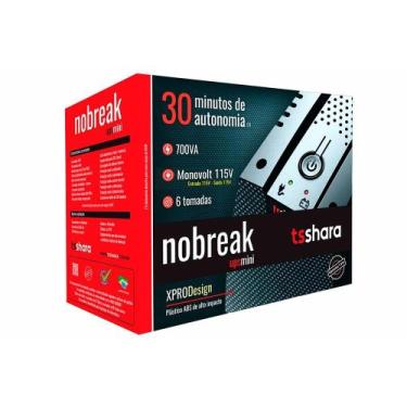 Imagem de Nobreak TS Shara UPS XPro Mini Semi Senoidal 700VA Monovolt