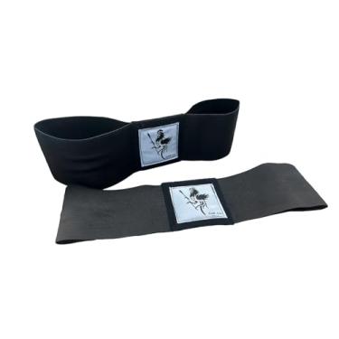 Imagem de Pacote com 2 unidades premium Golf Swing Correction Connect Training Aid Arm Band Black Connection Correct Device Ball