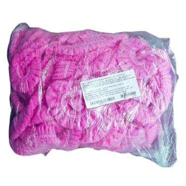 Imagem de Kit 20 Lençol Descartável Rosa Pink com Elástico para Maca, 200x90cm