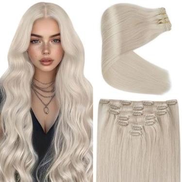 Imagem de Extensões de cabelo Ve Sunny Blonde Clip em 18 polegadas e 120 g de ca