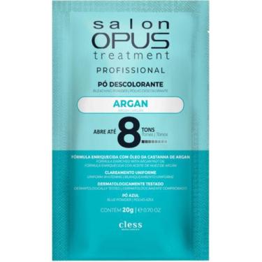 Imagem de Pó Descolorante Salon Opus Argan Azul Abre Até 8 Tons com Óleo de Arga