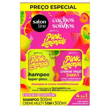 Imagem de Kit Salon Line Shampoo + Creme Multifuncional Cachos dos Sonhos Multy 