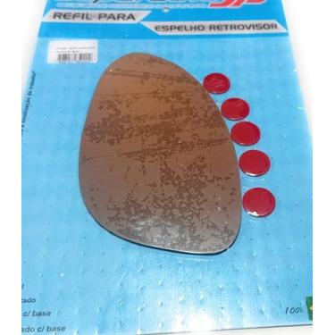 Imagem de Vidro Espelho Refil Lente Metalizado Retrovisor Vectra 1996 1997 1998 1999 Sem Base Esquerdo