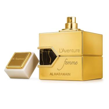 Imagem de Al Haramain L'Aventure Femme – Perfume árabe para mulheres – Fragrância floral frutada de longa duração com notas de bergamota, cedro, sândalo, âmbar e baunilha – Eau de Parfum árabe – Spray EDP de