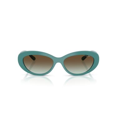 Imagem de Óculos de Sol Vogue Eyewear 0VO5630S 3194E8 Tam 55 / Azul - Lentes Verde Gradiente