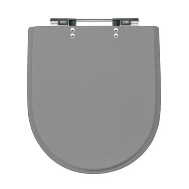Imagem de Assento Sanitário Carrara Deca Poliéster Cinza Vip Sicmol