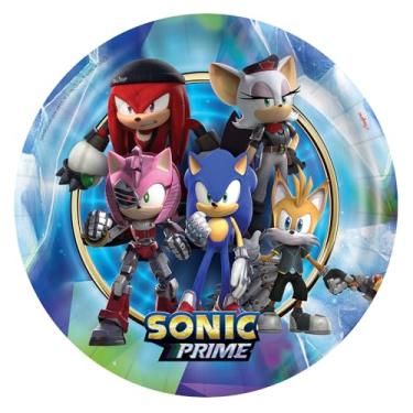 Imagem de PRATO PAPEL REDONDO 18 cm SONIC PRIME 08 un.