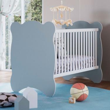 Imagem de Berço com Armação Mosquiteiro Azul 7000 - Percasa