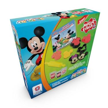 Imagem de Brinquedos Estrela, Livro Mickey O Dia do Cachorro Quente com Massa Estrela, Multicolor