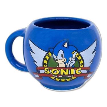 Imagem de Caneca Formato 3D Sonic The Hedgehog Clássico Sonic Sega