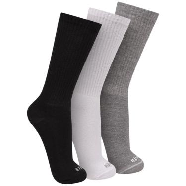 Imagem de Meia Esportiva Kit 3 Pares Unissex Casual Dia a Dia Cano Longo Confortável Trifil T8013k
