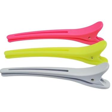 Imagem de Clips Plásticos Especial Colorido Para Cabelos 06 Unidades - Santa Clara