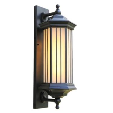 Imagem de Luminária de parede LED externa à prova d'água, iluminação chinesa para parede, iluminação para varanda, jardim, varanda, luminária pendente de teto LED