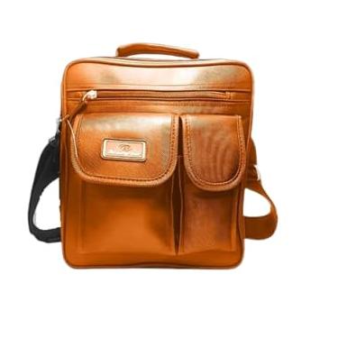 Imagem de Bolsa Executiva Masculina com Alça Pasta Prática MARROM