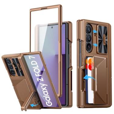 Imagem de Capa para celular BSNRM Samsung Galaxy Z Fold 7 Wallet