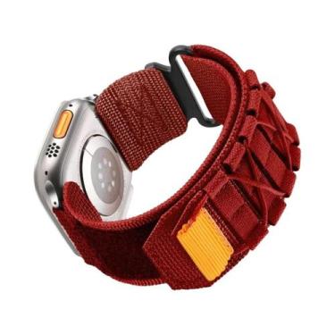 Imagem de Pulseiras Táticas De Nylon Para Apple Watch Ultra 2 1 10 9 8 7 6 5 SE 