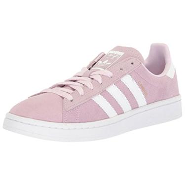 Imagem de adidas Campus J Tênis infantil, Aero Rosa/Branco/Branco, 6 Big Kid