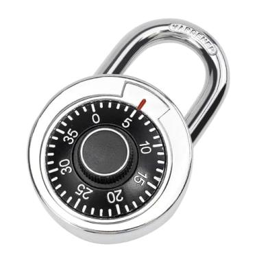 Imagem de Trava com senha para toca-discos, cadeado combinado, cadeado interno para armários, armazenamento - durável e fácil de usar (preto)