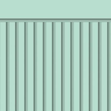 Imagem de Papel de Parede, Adesivo de Parede, Adesivo Ripado Verde Menta com Faixa para Meia Parede, para Salas de Estar e Quartos(Altura: 1,60M x Largura: 50CM)