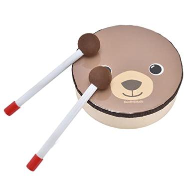 Imagem de ZJchao Crianças Conjunto de Tambor, Tambor do bebê Crianças Dos Desenhos Animados Urso Tambores Instrumentos de Percussão Brinquedos das Jardim de Infância Auxiliares de Ensino