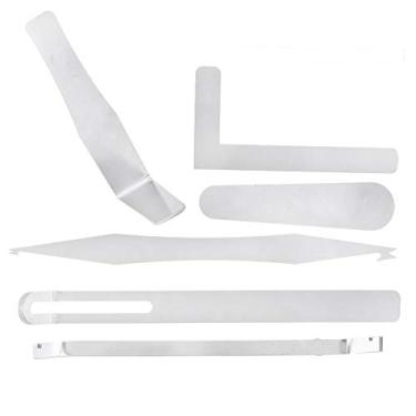 Imagem de XUXHOU Kit de Ferramentas de Reparo de Saxofone - Construção Em Aço Ferramenta Resistente e Durável - Ideal para Flauta Piccolo Adequado para Vários Instrumentos de Sopro Prata, 6 Peças