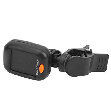Imagem de Mingzhe Afinador de Guitarra AT101 Universal ClipOn Tuner para Guitarra Ukulele Baixo Violino [preto] Músico Essencial